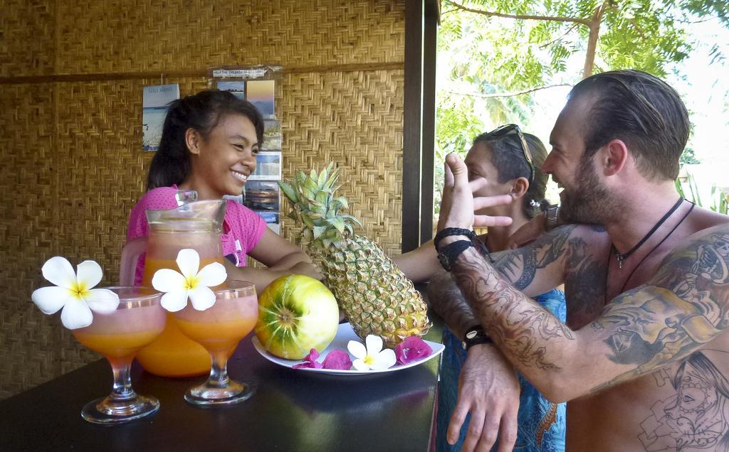 Villas Ganjor Gili Meno Exterior foto
